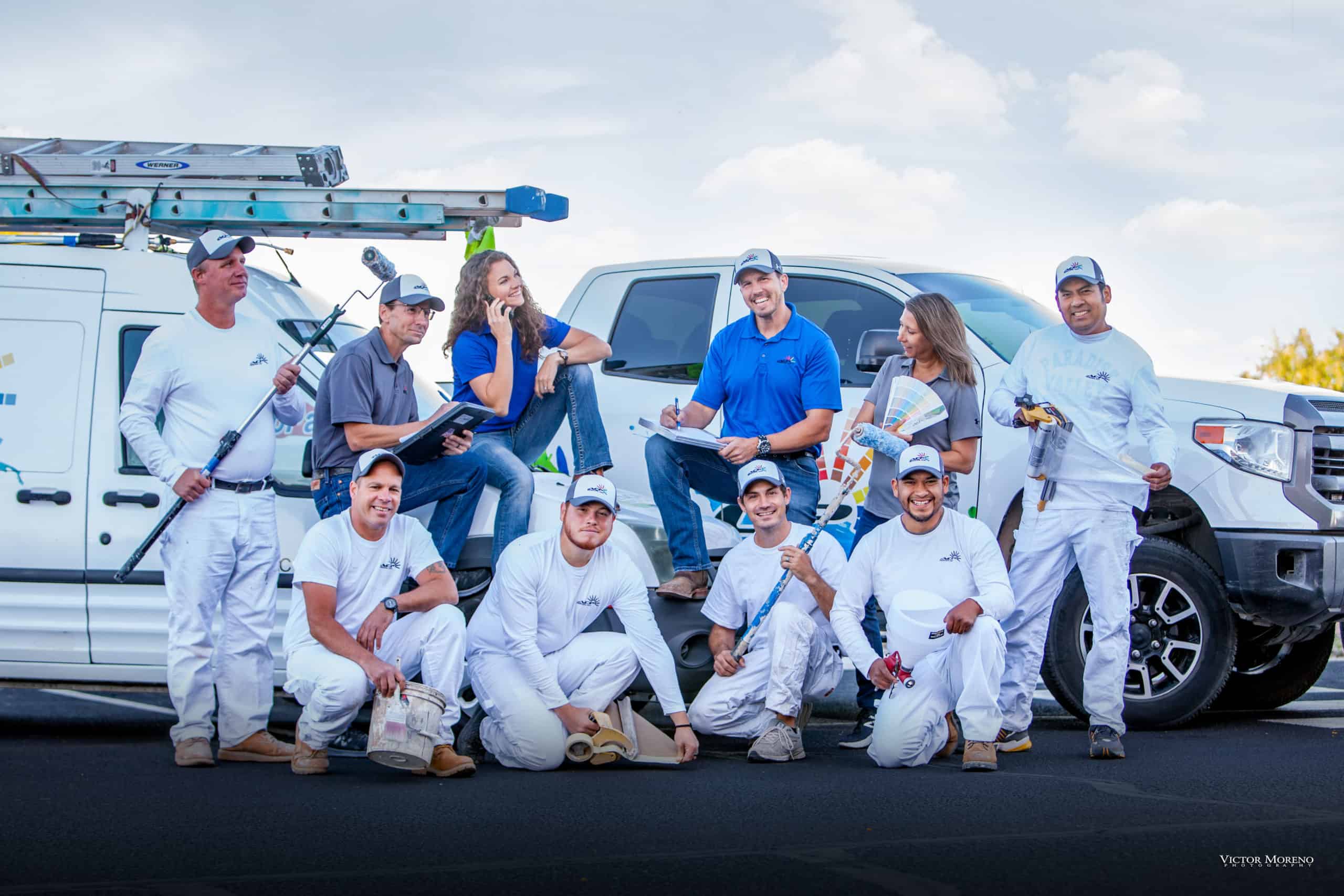 acp painting llc team photoshoot