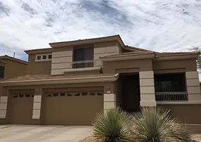 Exterior home painting with 2 colors