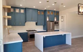 Cabinet painting project in Chandler, AZ