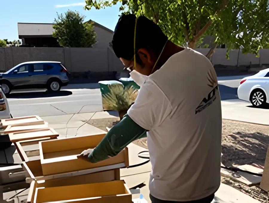 Cost-effective cabinet painting without the high cost of replacement in Chandler