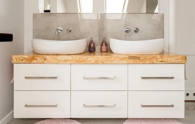 Personalize your bathroom style with a cabinet color you love in Chandler