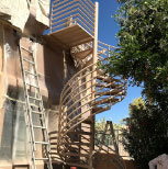 Commercial Painting Services On Metal Spiral Stairs In Arizona