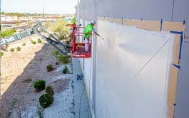 Commercial Painting Services On Exterior Walls