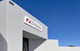 Commercial Painting Services On The Exterior Walls At Z-Modular Company