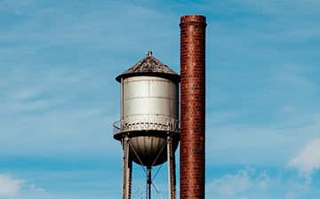 Water Tower, Laundry And Utility Fixture Metal Painting In Scottsdale