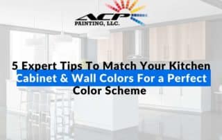 5 Expert Tips To Match Your Kitchen Cabinet & Wall Colors For a Perfect Color Scheme