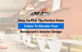 How To Pick The Perfect Paint Colors To Elevate Your Restaurant’s Interior Design