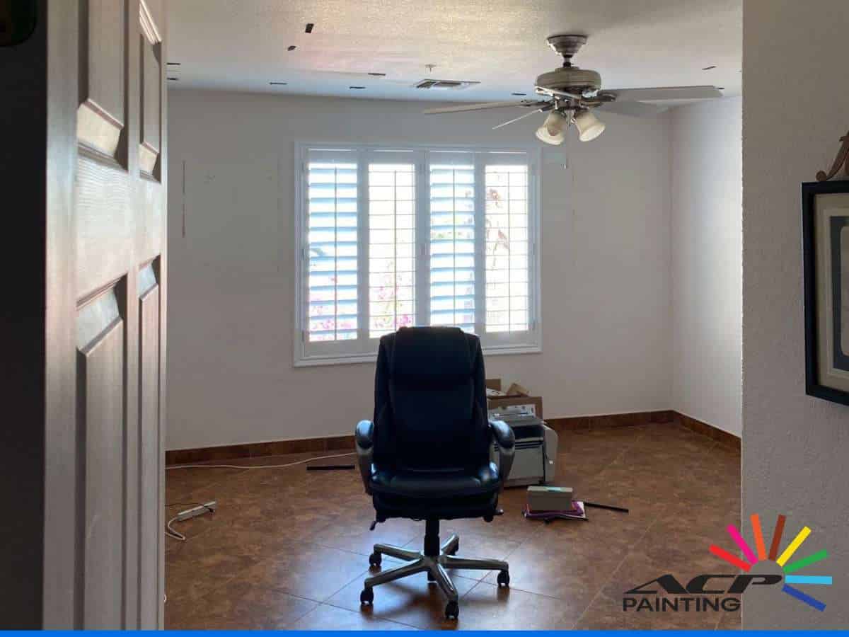 Small Room paint to look bigger using light colors and space tricks